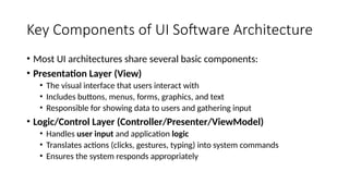 User Interface Software archeticture lecture 32.pptx