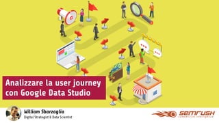 Analizzare la user journey
con Google Data Studio
William Sbarzaglia
Digital Strategist & Data Scientist
 