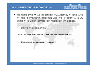 Userland Hooking in Windows | PDF