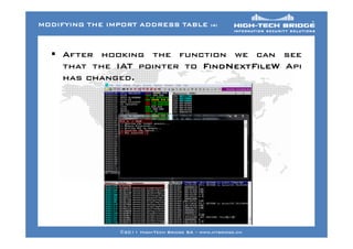 Userland Hooking in Windows | PDF