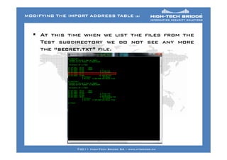 Userland Hooking in Windows | PDF