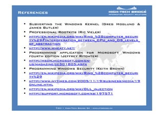 Userland Hooking in Windows | PDF