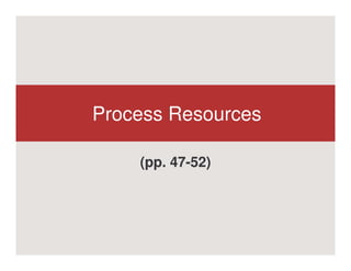 Process Resources

    (pp. 47-52)
 
