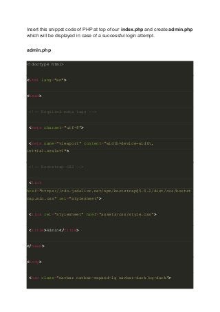 User Login in PHP with Session & MySQL.pdf