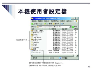 本機使用者設定檔 