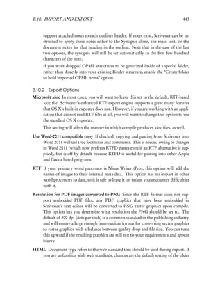 User manual Scrivener 2.1 for Mac