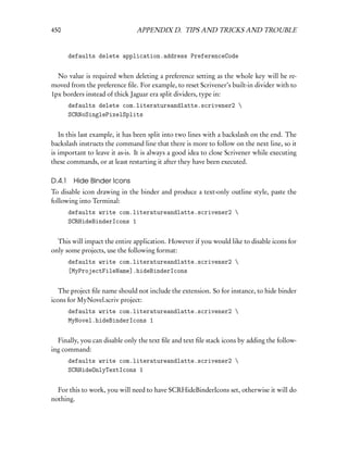 User manual Scrivener 2.1 for Mac