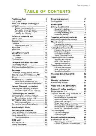 User manual acer notebook | PDF