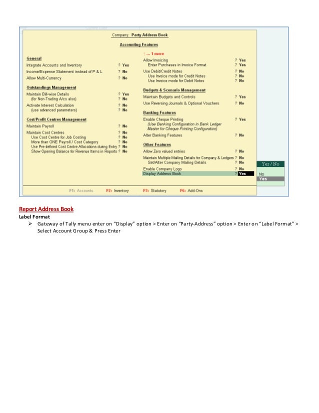 Party S Address Book In Label Or Column Format English