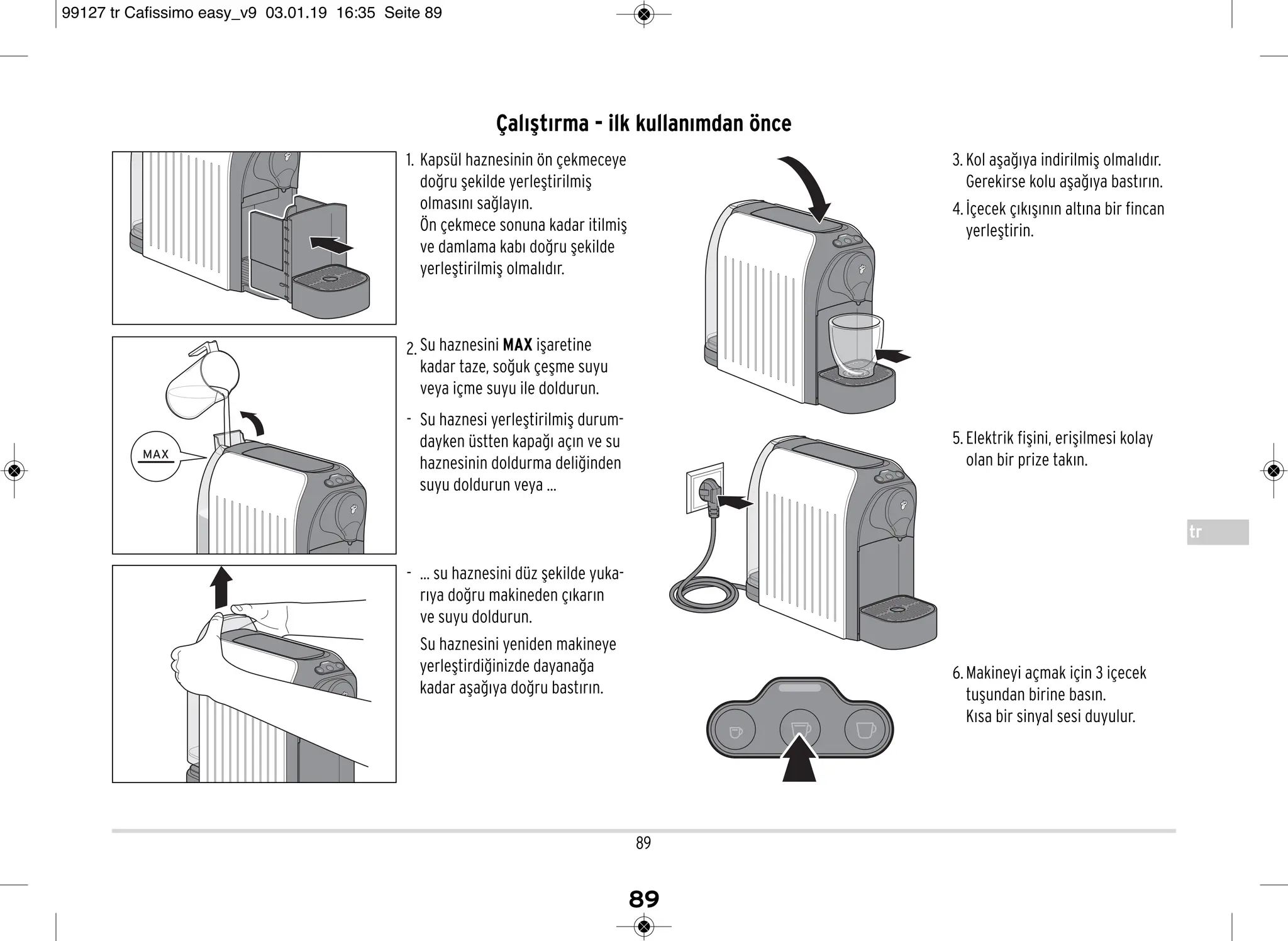 Tchibo Cafissimo Easy Bedienungsanleitung