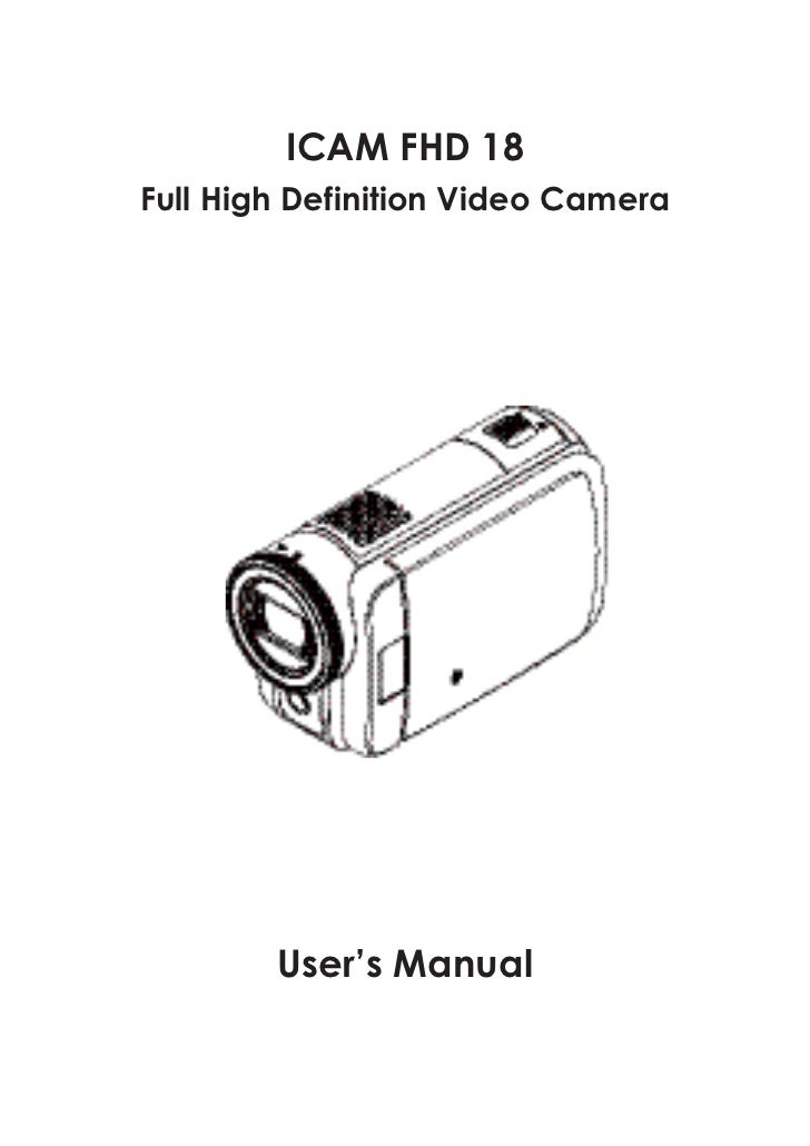 User manual for ICAM FHD 18
