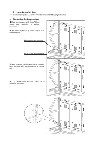 User manual for outdoor fixed installation led billboard display | DOC