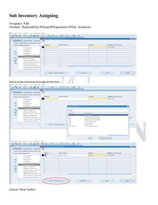Oracle Master Item Creation Document | DOCX