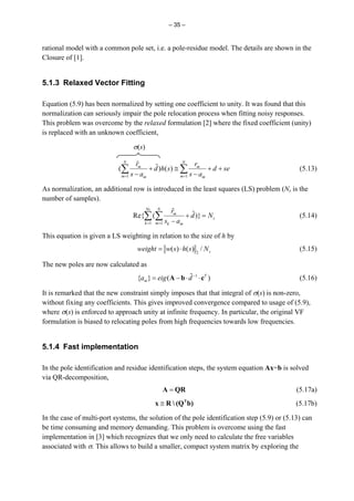 Matrix Fiting User manual matrix fitting toolbox | PDF