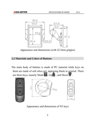 User Manual NOKEE U LCD Display King Meter Technology Co. Ltd PDF Free Download