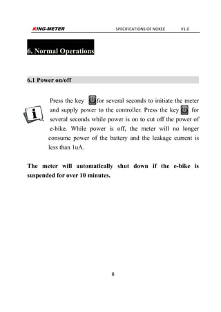 User Manual_NOKEE LCD Display_King-Meter Technology Co.,Ltd | PDF