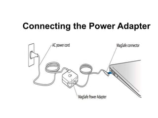 Connecting the Power Adapter
 