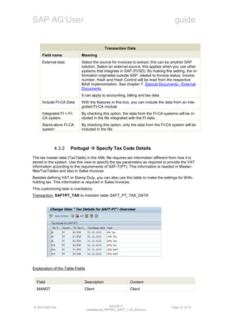 Sap User Guide.pdf User manual rpfieu_saft_1.04_en (1) | PDF