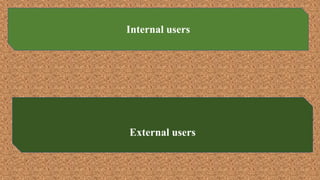 User of financial information | PPT