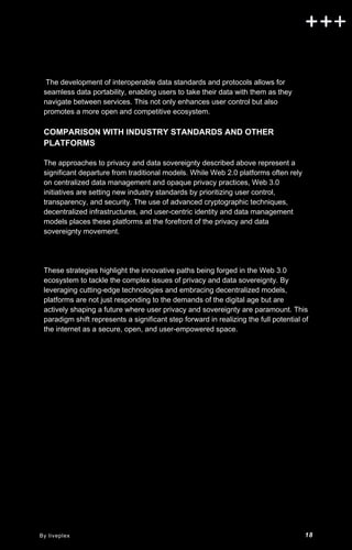 User Privacy and Data Sovereignty | PDF