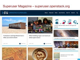 Superuser Magazine – superuser.openstack.org
 