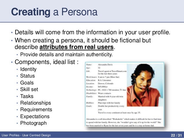 user persona