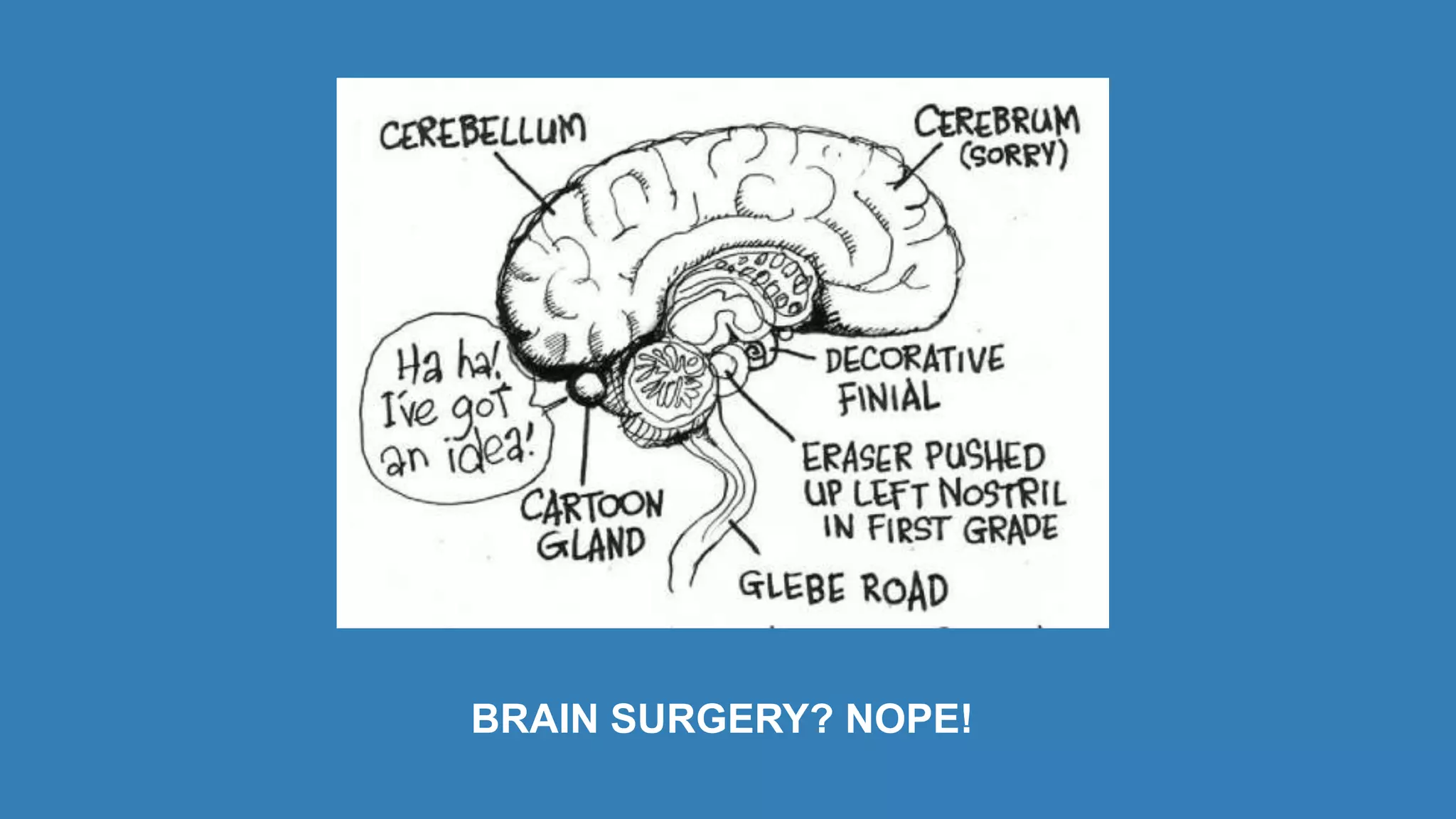 BRAIN SURGERY? NOPE! 
 