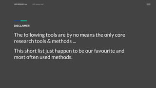 User research 101 - UXID - Indonesia | PPTX
