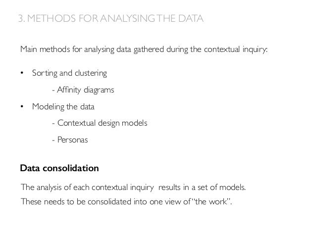 Data Analysis And Synthesis Data Analysis And Synthesis