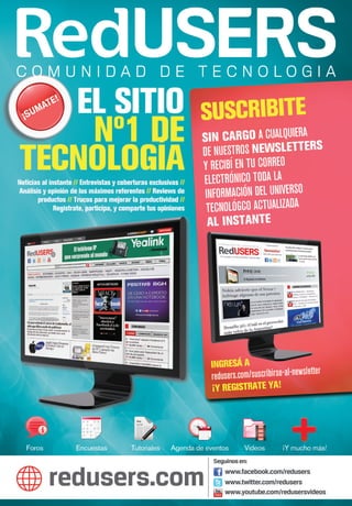 Bombo RedUsers nuevo.indd 1 13/12/2012 11:35:33
 