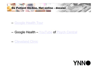 Polikliniek van de toekomst