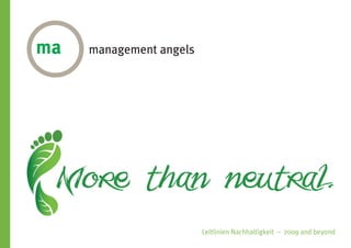 Corporate Social Responsibility Guideline // Management Angels