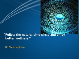 TCM wellness by Time, Tao of Chi