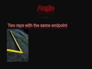AngleTwo rays with the same endpoint