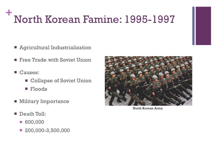  Famine  Due to Political Policies