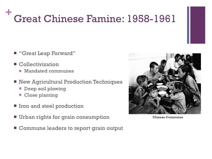  Famine  Due to Political Policies