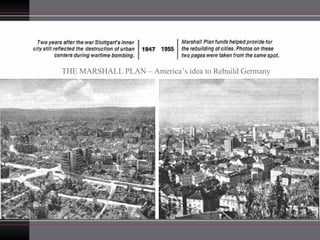 THE MARSHALL PLAN – America’s idea to Rebuild Germany 