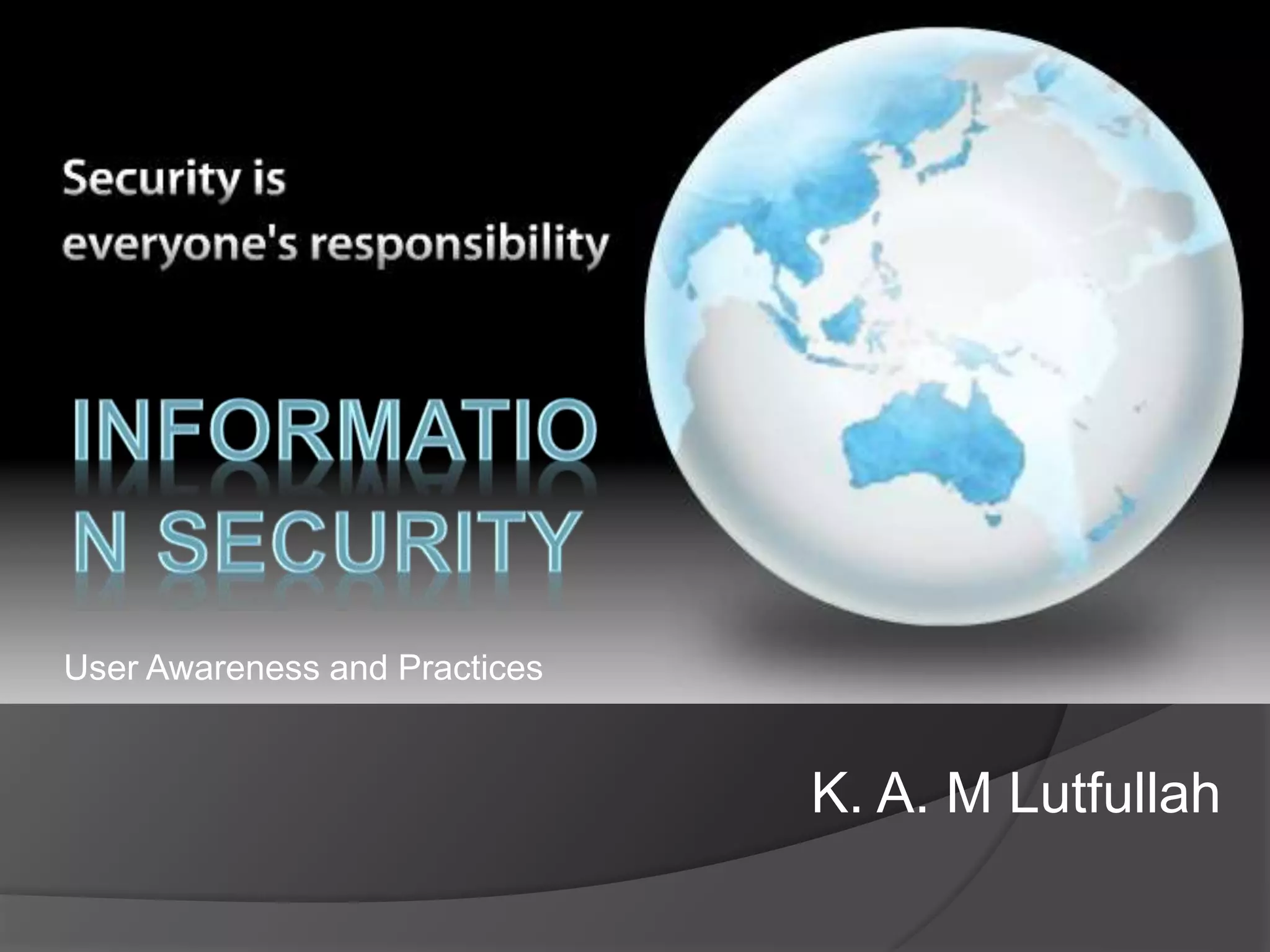 User Awareness and Practices
K. A. M Lutfullah
 