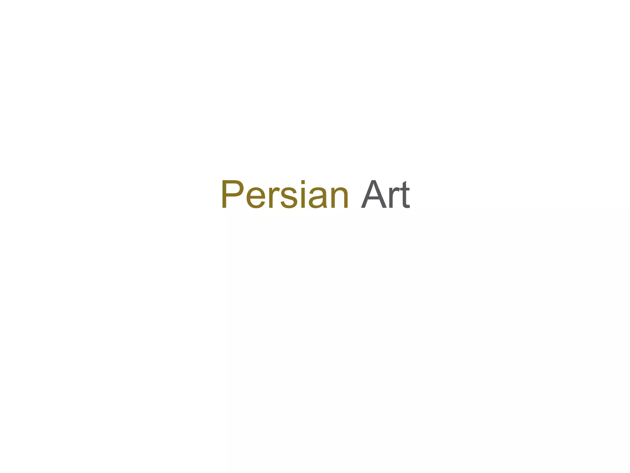 Persian  Art 