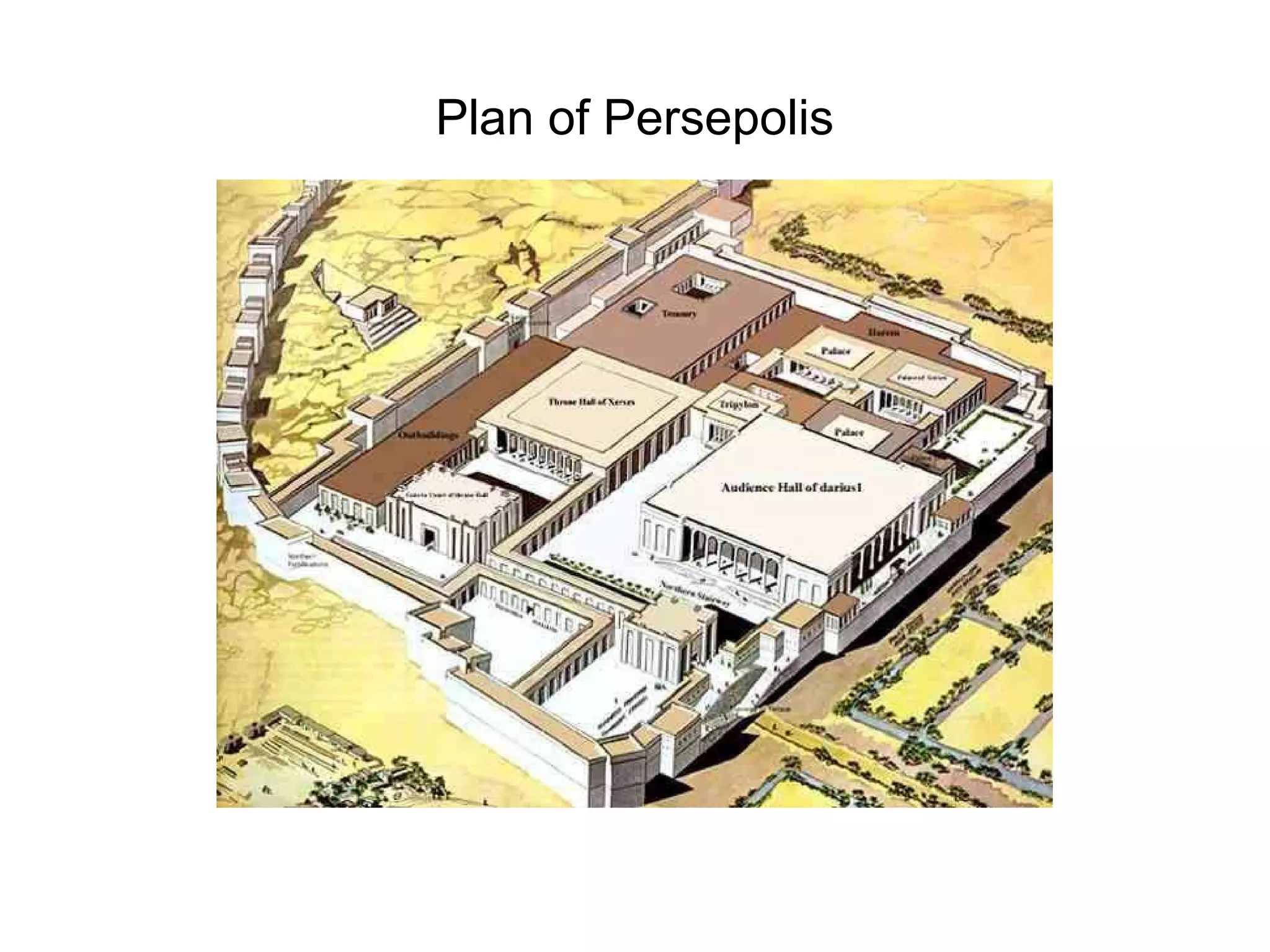 Plan of Persepolis 