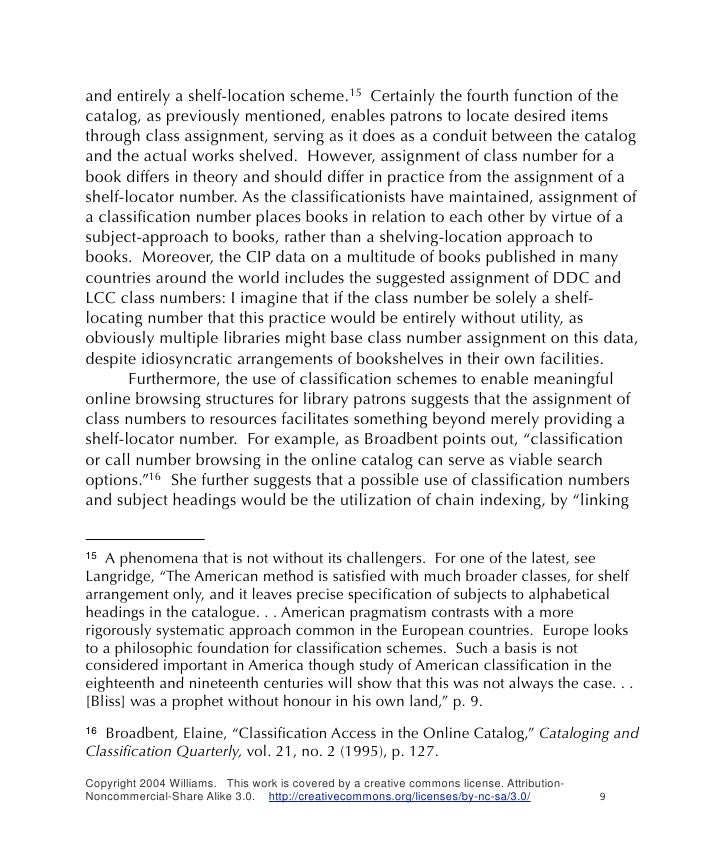 Classifying essay