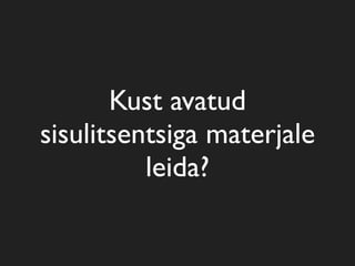 Õppematerjalid ja autoriõigus