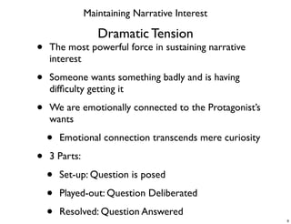 Narrative Tension & Sequence Structure