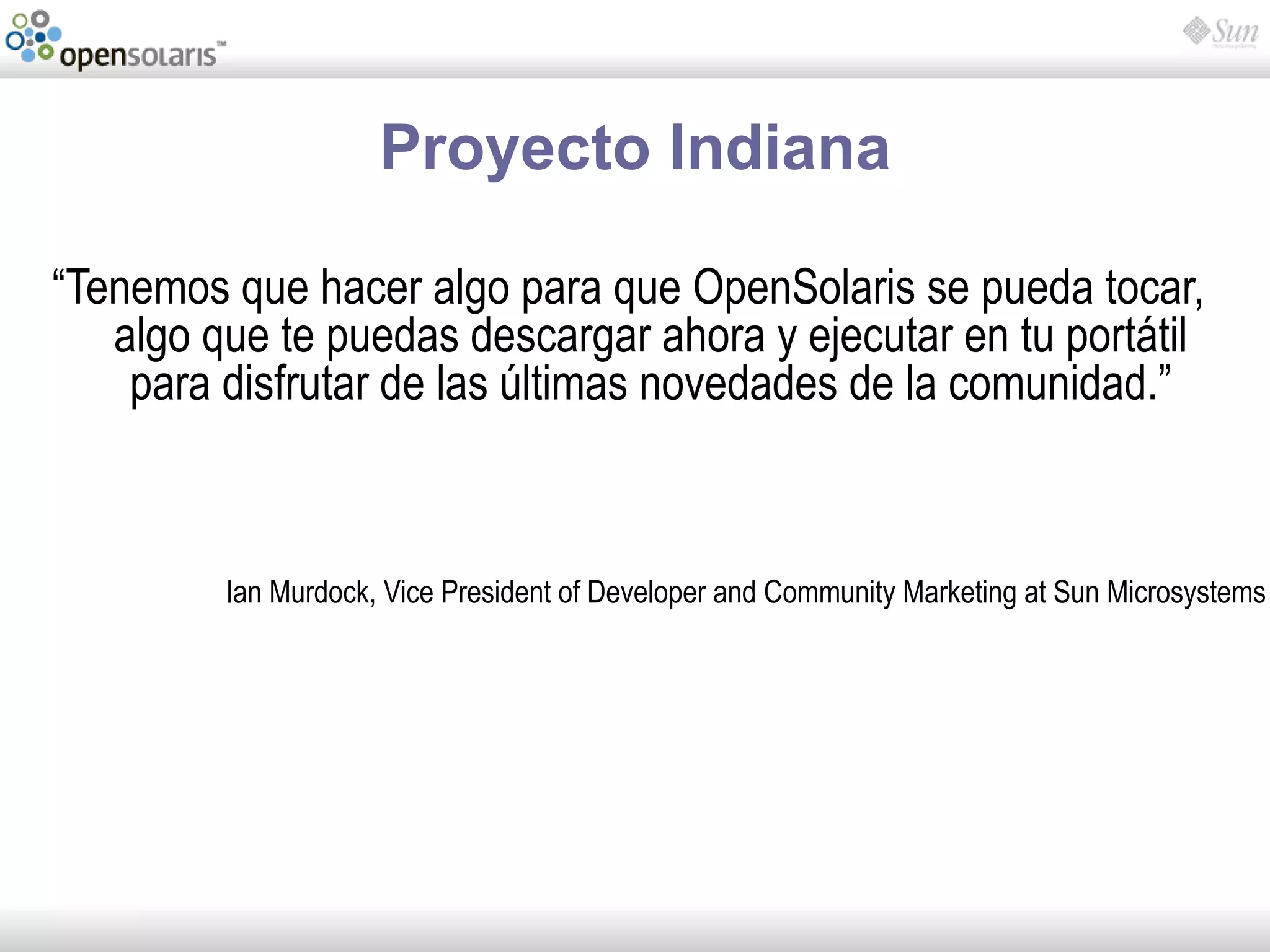 Introducción a OpenSolaris