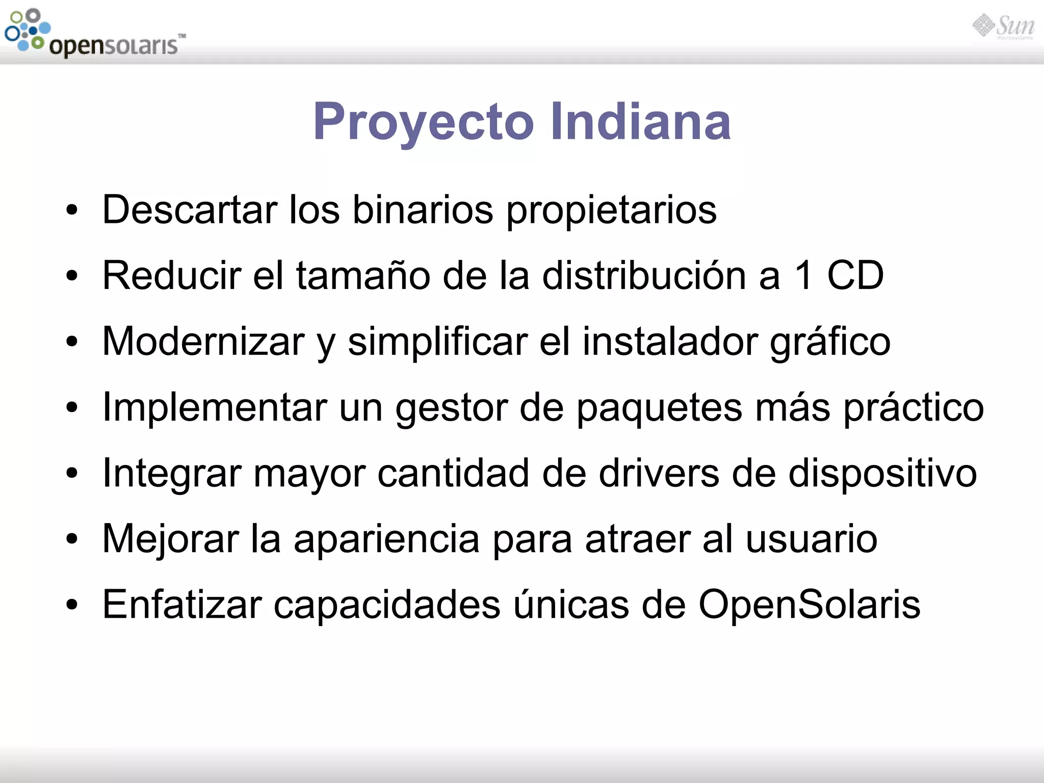 Introducción a OpenSolaris
