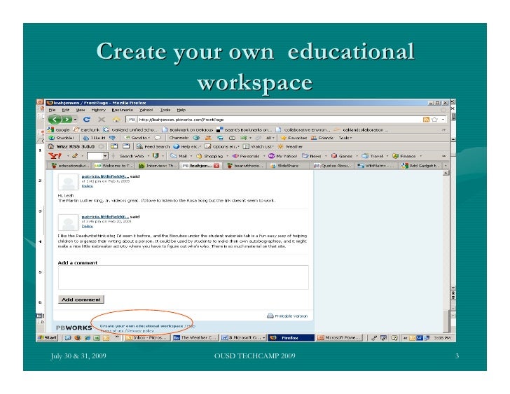 how to create an educational wiki using pbworks create your own wiki