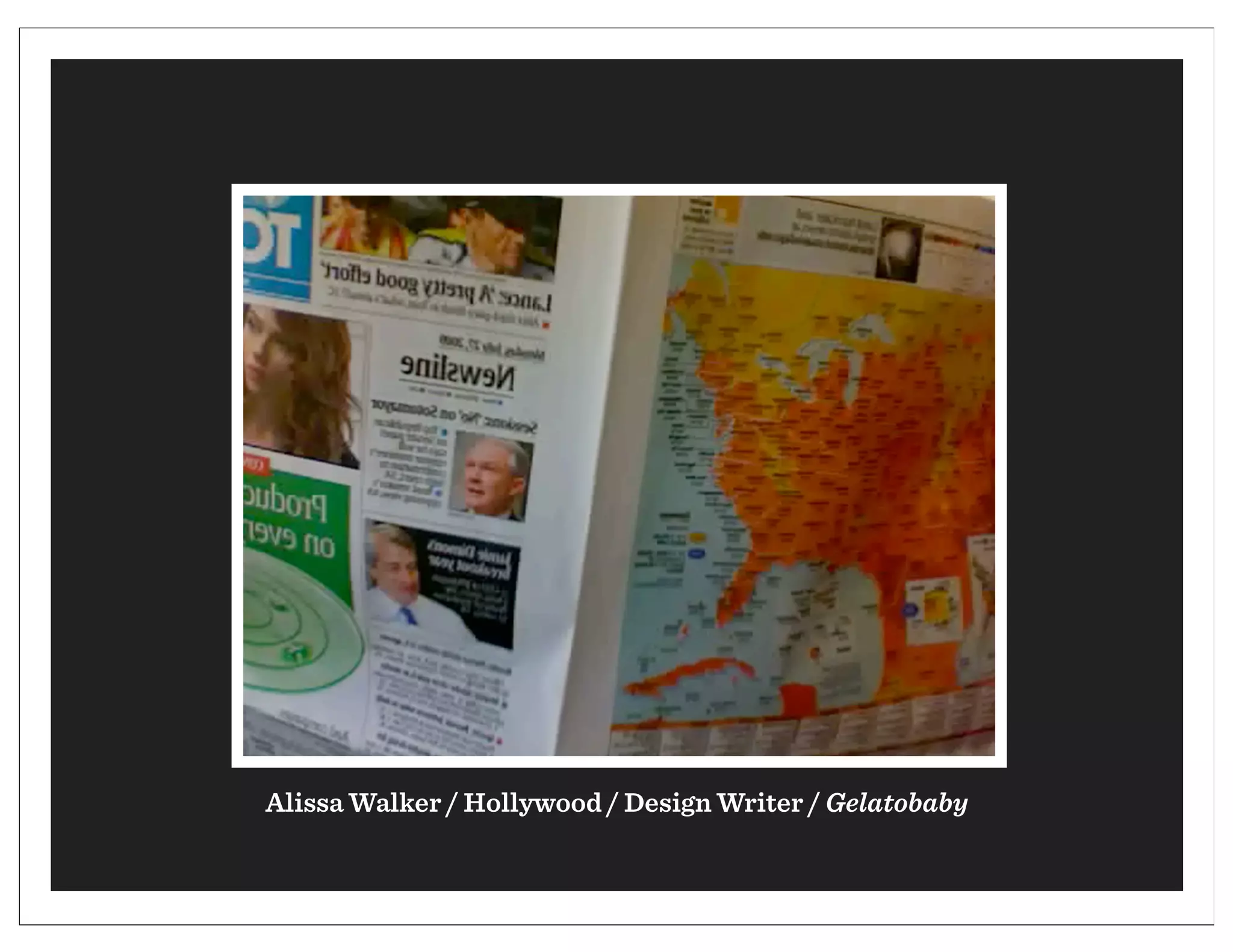 Alissa Walker / Hollywood / Design Writer / Gelatobaby
 