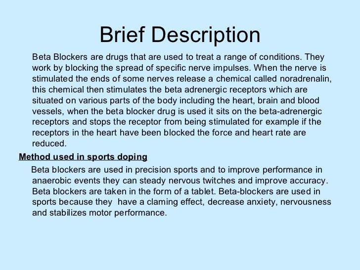Beta Blockers