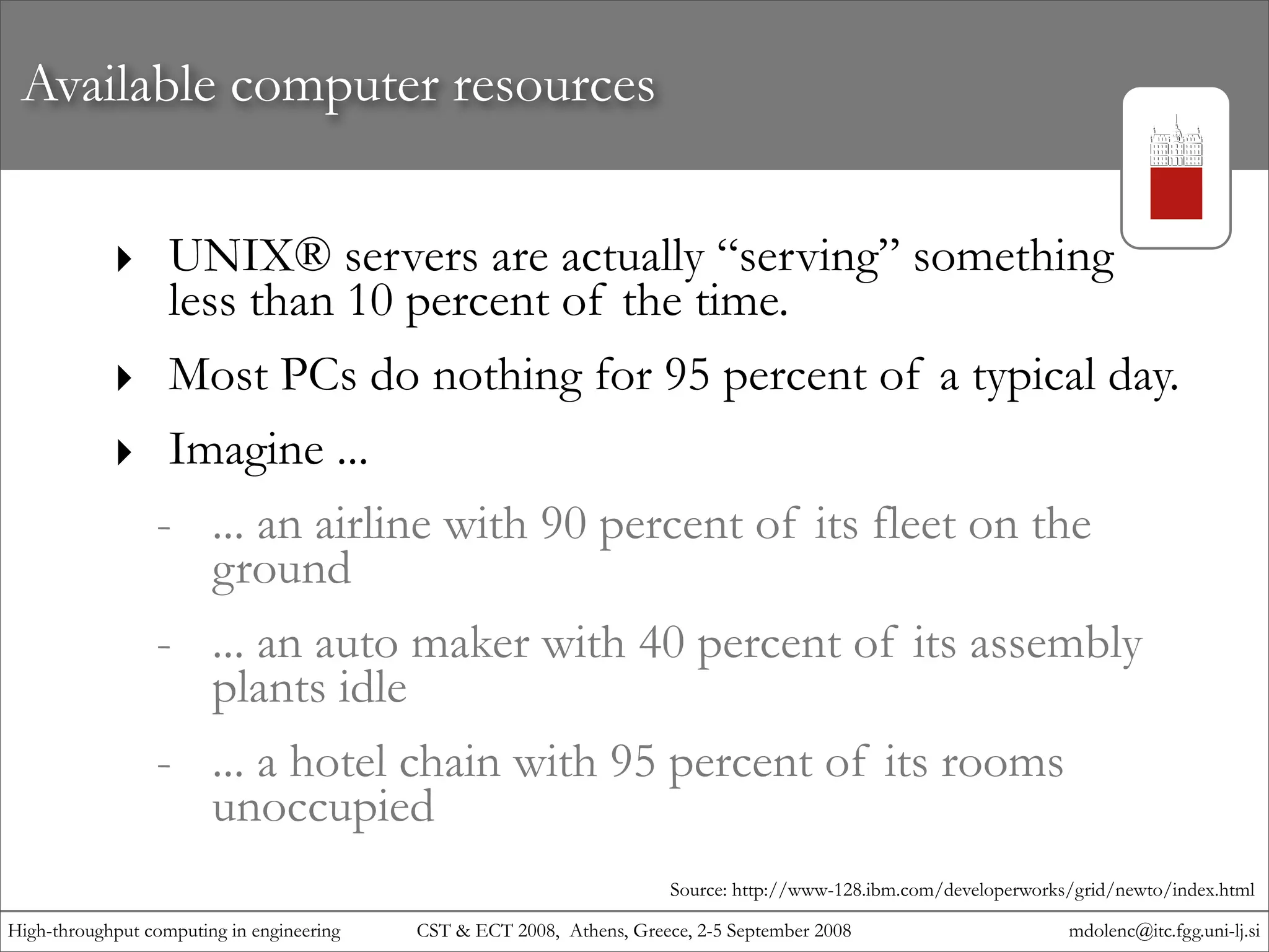 High-throughput computing in engineering