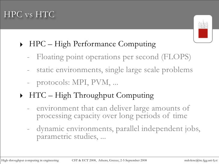 High-throughput computing in engineering